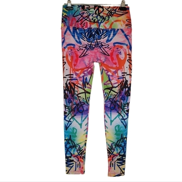 Om Shanti Clothing Graffitti Tights - Picture 2 of 10